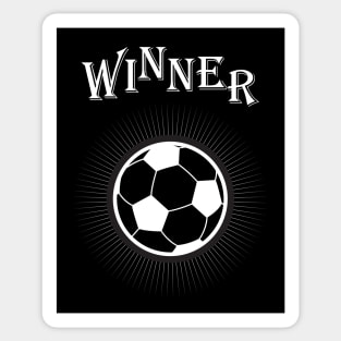 Sports Soccer Winner Championship Football Goal Sport lover gifts and presents Sticker